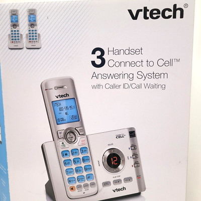 VTech Cordless Phone DS6722-3 Answering System Link To Cell 3 Handsets Bluetooth