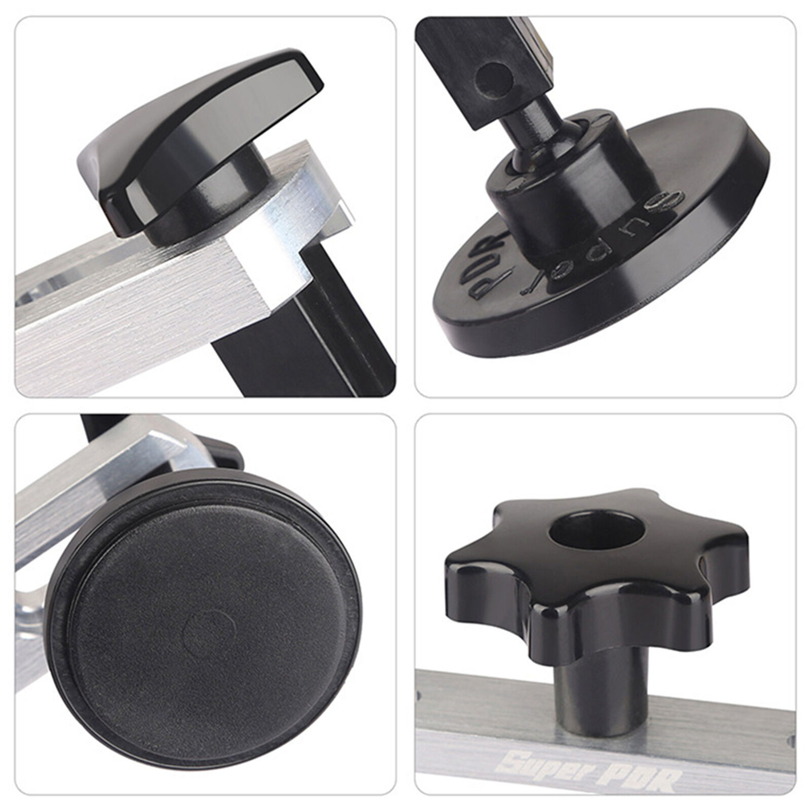 Car Paintless Dent Puller Tabs Bridge Lifter Body Repair Hail Removal Tool Kit