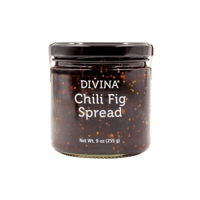 Divina Chili Fig Spread 9 oz (Pack of 12)