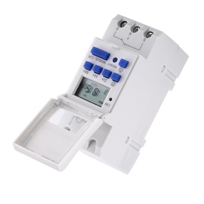 LCD Display Weekly Programmable Electronic Relay Time 16 ON & OFF Timer AC/DC24V