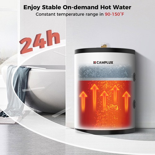 CAMPLUX Electric Tank Water Heater 10/18 Gal Boost Unit Hot Water Supply System