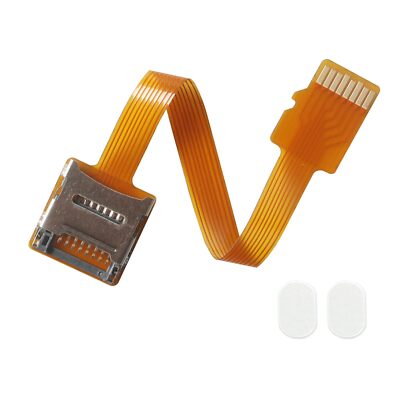 Micro SD to Micro SD Card Extension Cable TF Card Adapter Flexible Male to Fe...
