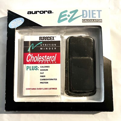 Aurora Ez Diet Calculator Auradex Nutrition Minder Calorie Monitor Data Book NOB