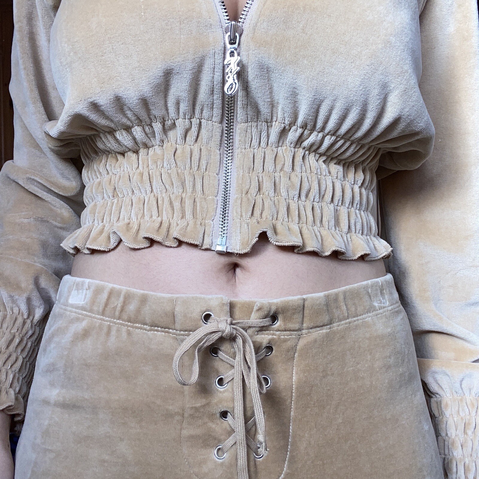 Спортивный костюм Vintage Y2K tan 