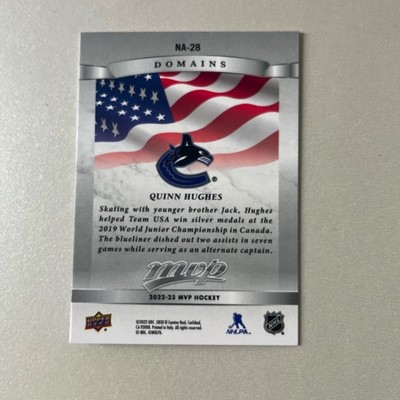 2022 Upper Deck MVP #NA-28 Quinn Hugues Domains