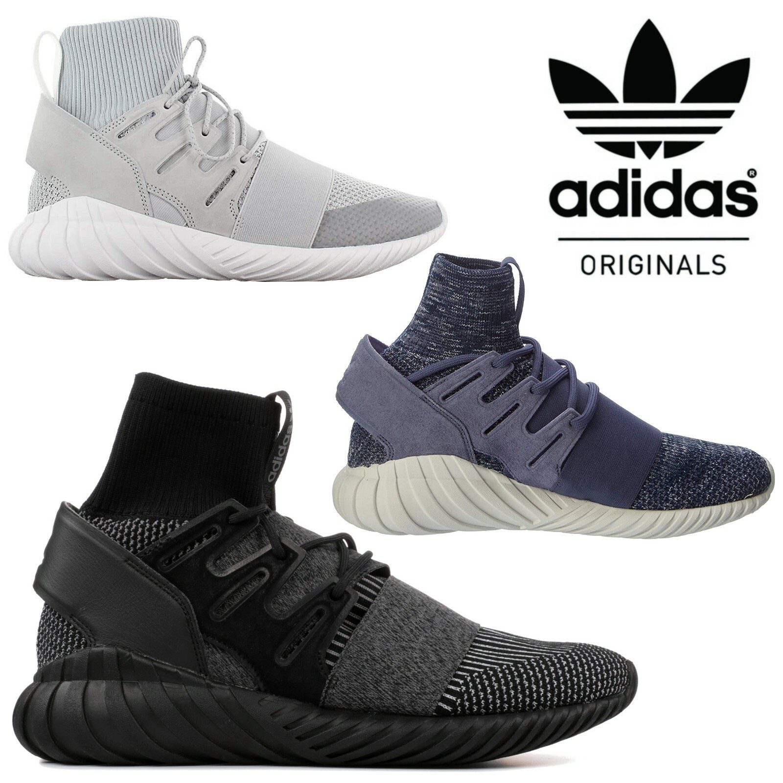 adidas originals tubular doom primeknit trainers