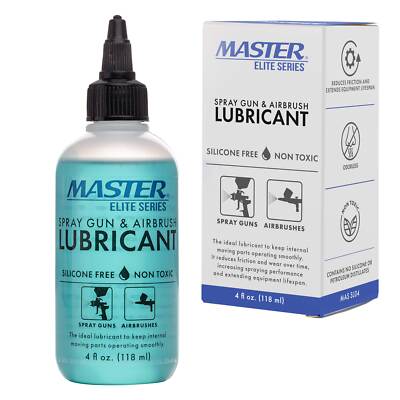 4 oz Master Spray Gun and Airbrush Lubricant, Lube for Smoother Trigger Action