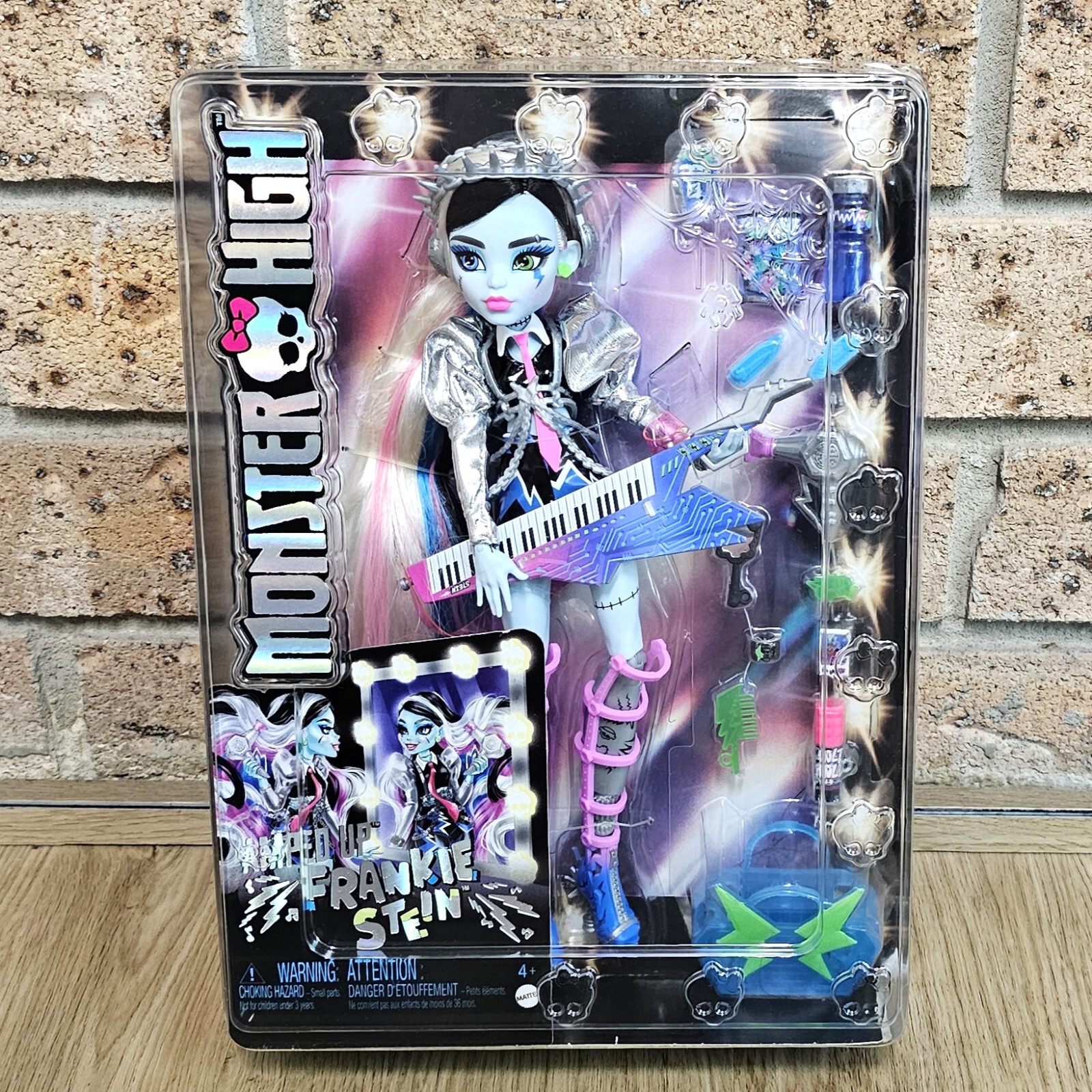 BRAND NEW G3 Monster High Frankie Stein Amped Up Rockstar BRAND NEW G3 Monster High Frankie Stein Amped Up Rockstar
