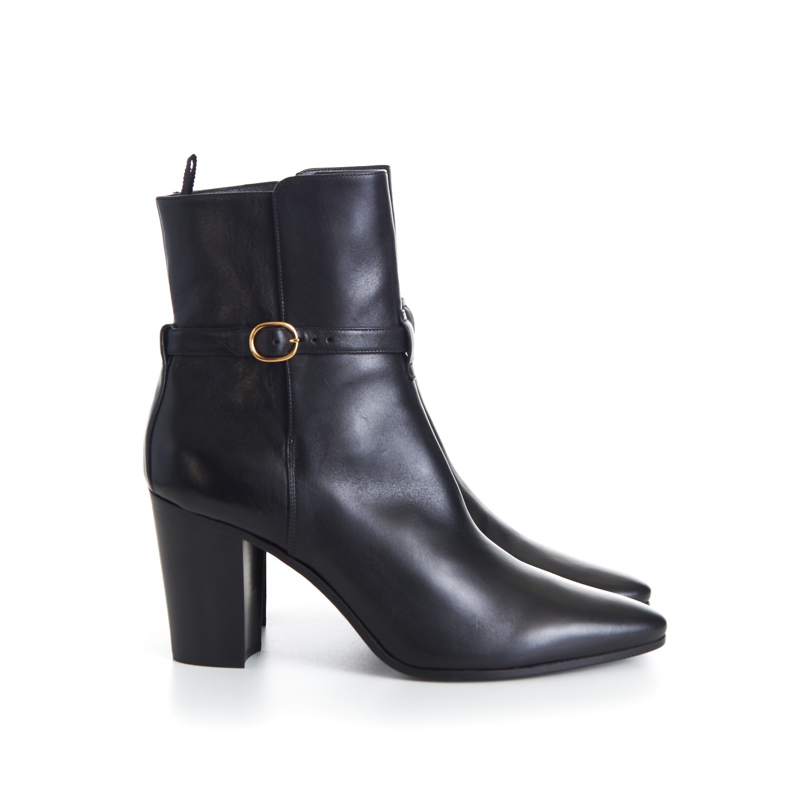 CELINE 1400$ Black Leather Wiltern Jodhpur Boots - Stacked CELINE 1400$ Black Leather Wiltern Jodhpur Boots - Stacked
