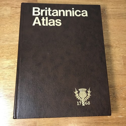 Britannica Atlas ブリタニカ アトラス Britannia Atlas 1768 Enclopaedia Britannia,inc Book | eBay