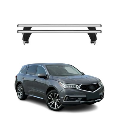 Top Roof Racks Cross Bars fits Acura MDX 2014-2020 2Pcs Gray Aluminium