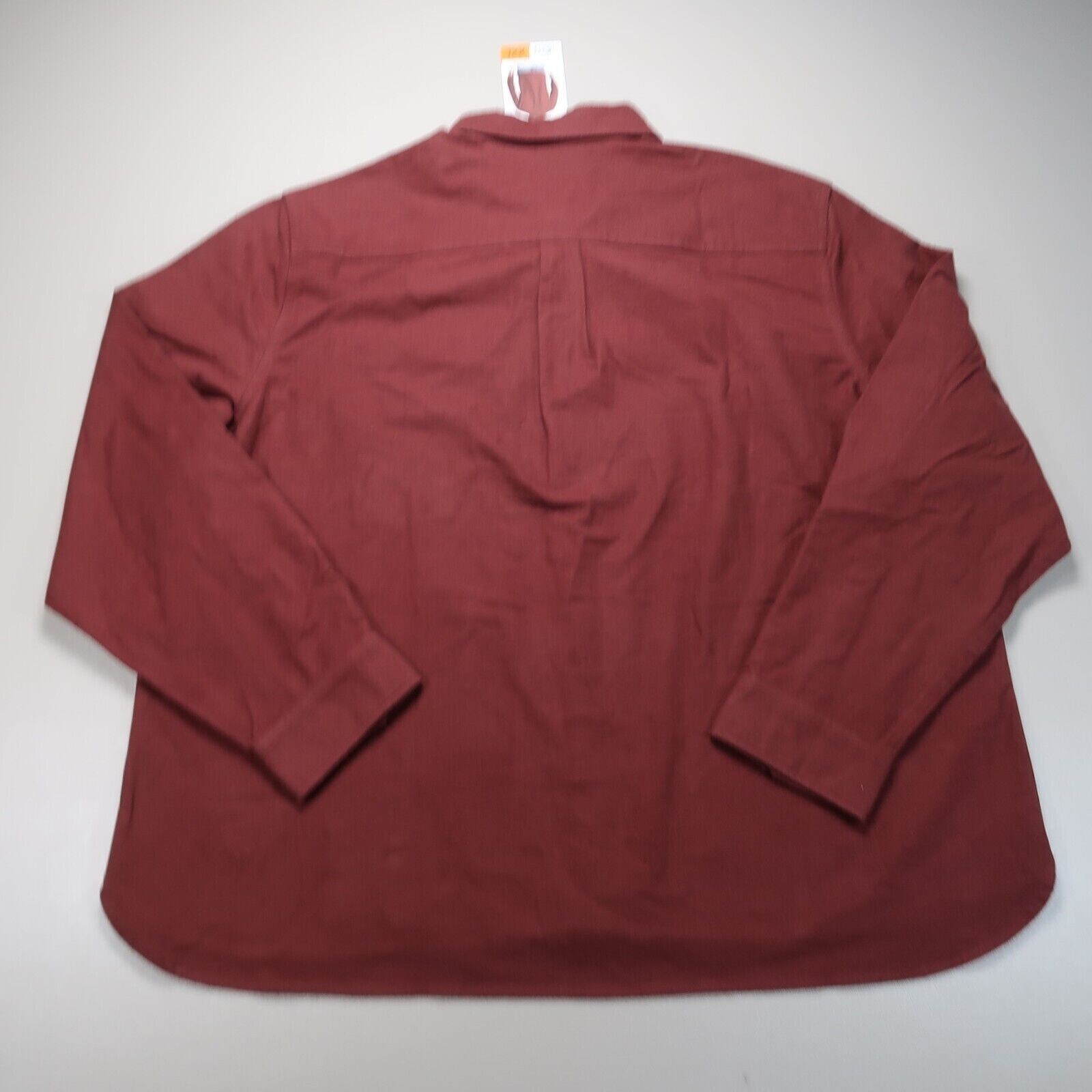 Eddie Bauer Red  NEW Mens Double Brushed Chamois Shirt Long Sleeve XXL 2X