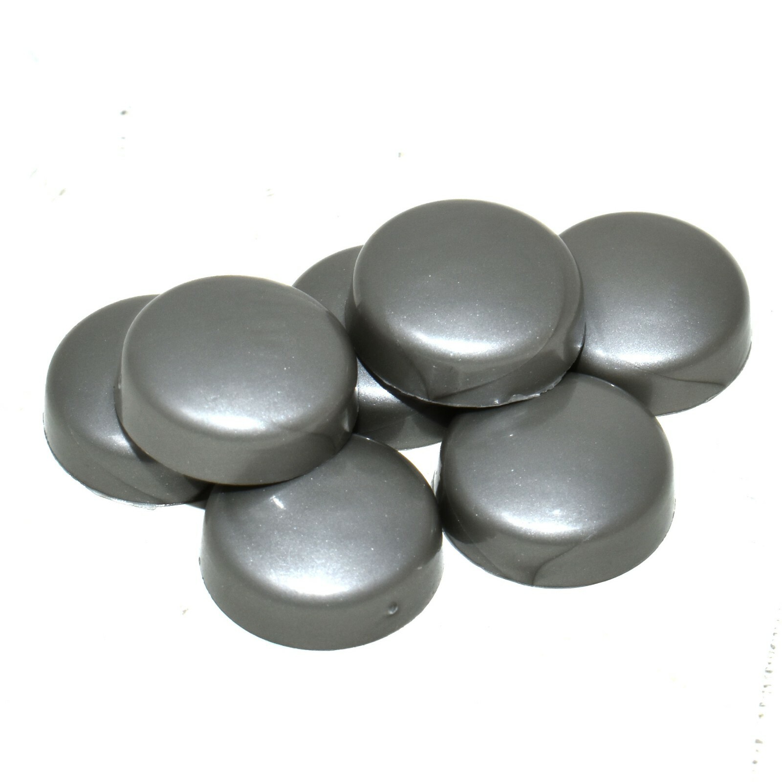 50, LARGE GREY DOME SCREW COVER CAPS 