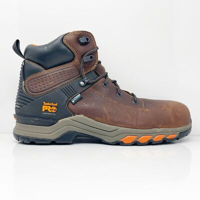 

Мужские водонепроницаемые рабочие ботинки Timberland Pro Hypercharge 6 дюймов A1Q54, размер 12 Вт, Коричневый, Hypercharge