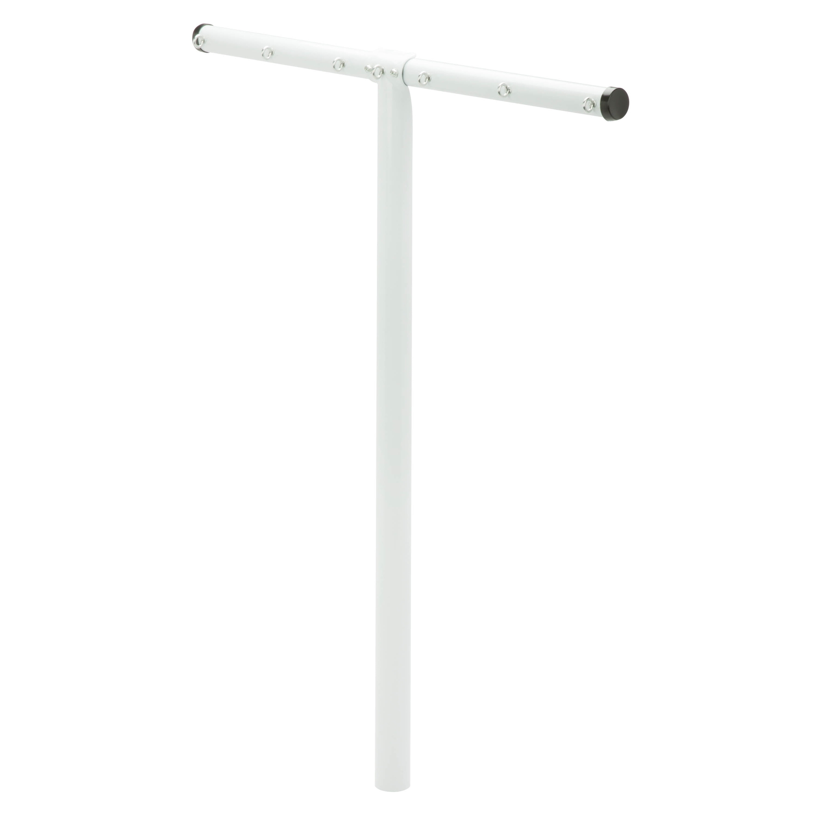 Honey-Can-Do Steel T-Post 7-Line Outdoor Drying Rack, White