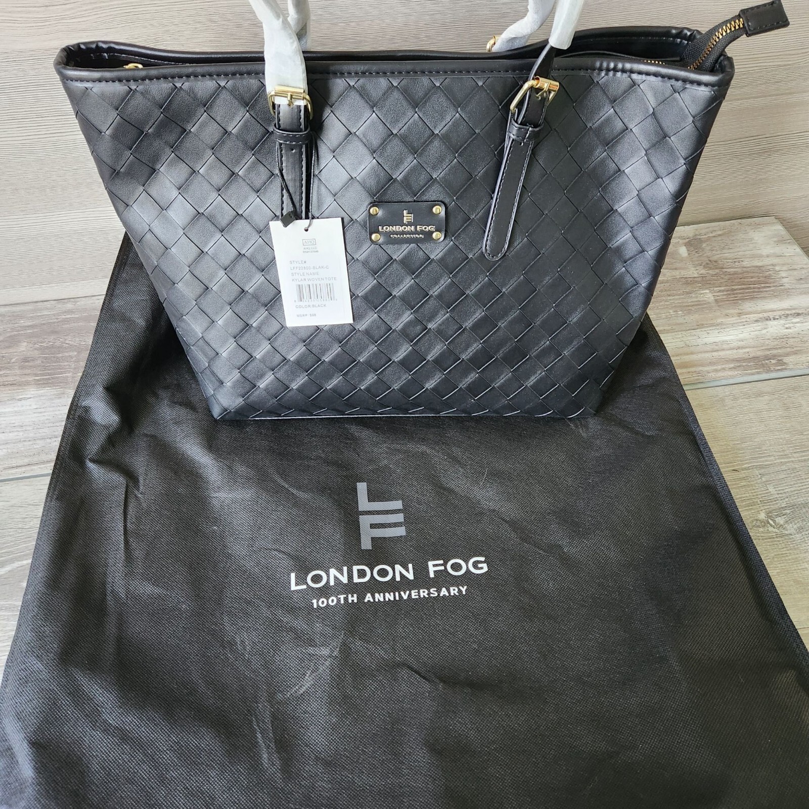 TRAUM□originalリネン100%-tote Solana - Mixed Material Tote - Moda Luxe