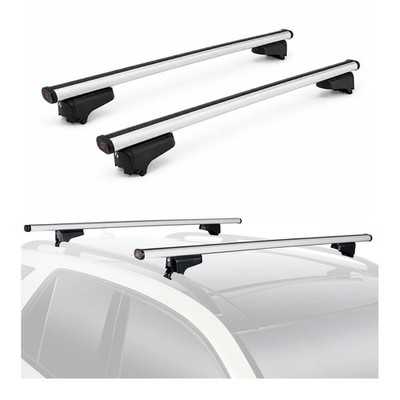 G3 Roof Racks for BMW 5 Series Sports Wagon 2008-2010 Alu Lockable 165Lbs Gray