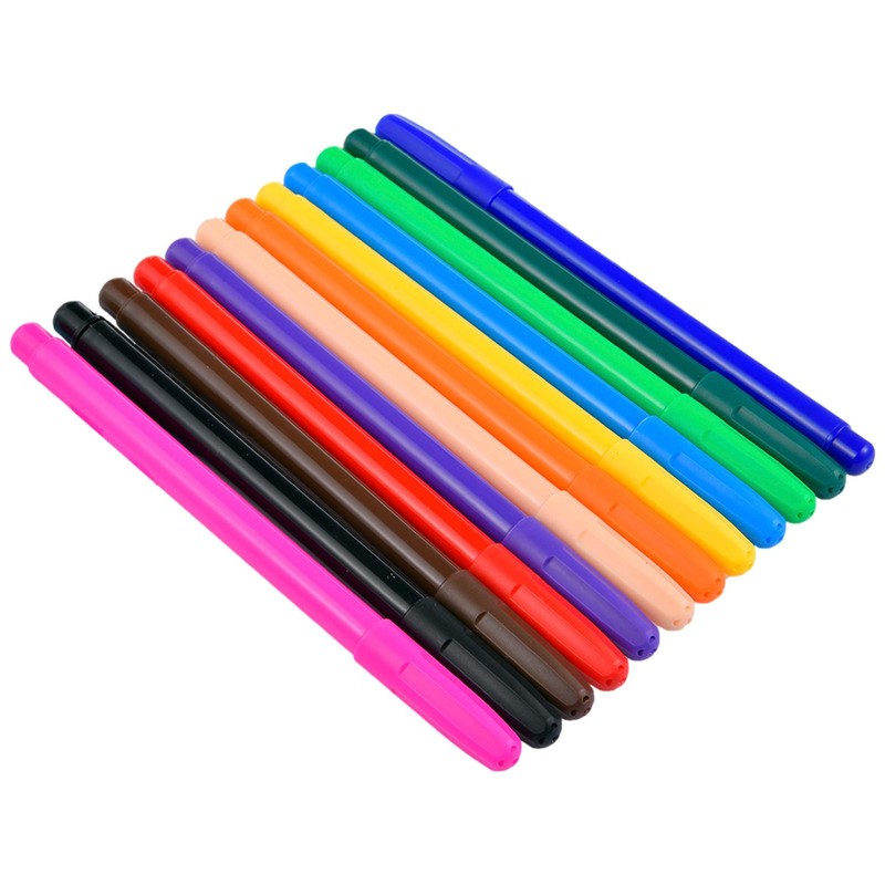12-Color Edible Food Colour Pens,Food Coloring Marker, Writi