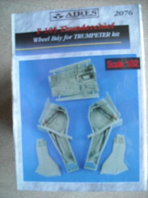Aires 1/32 2076 F-105 Thunderchief Wheel Bay Set for Trumpeter Kit