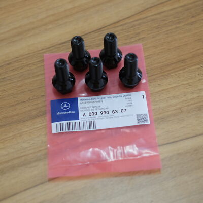 5Pcs Genuine Wheel Lug Bolts Nuts 0009908307 For Mercedes Benz E-CLASS CLK CLS