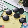 5 Pieces Fingerprint Ink Pads Thumbprint Ink Pads Black Stamp for Office Notary Supplies Identification Notary Security ID Fingerprint Cards Law Enforcement Kit