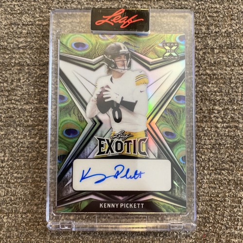 Leaf EXOTIC KENNY PICKETT RC 5シリ 2022 Leaf Exotic RC Rookie Auto /7 Kenny Pickett | eBay
