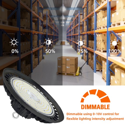 8 Pack 150W UFO Led High Bay Light Commercial Warehouse Factory Lighting Fixture