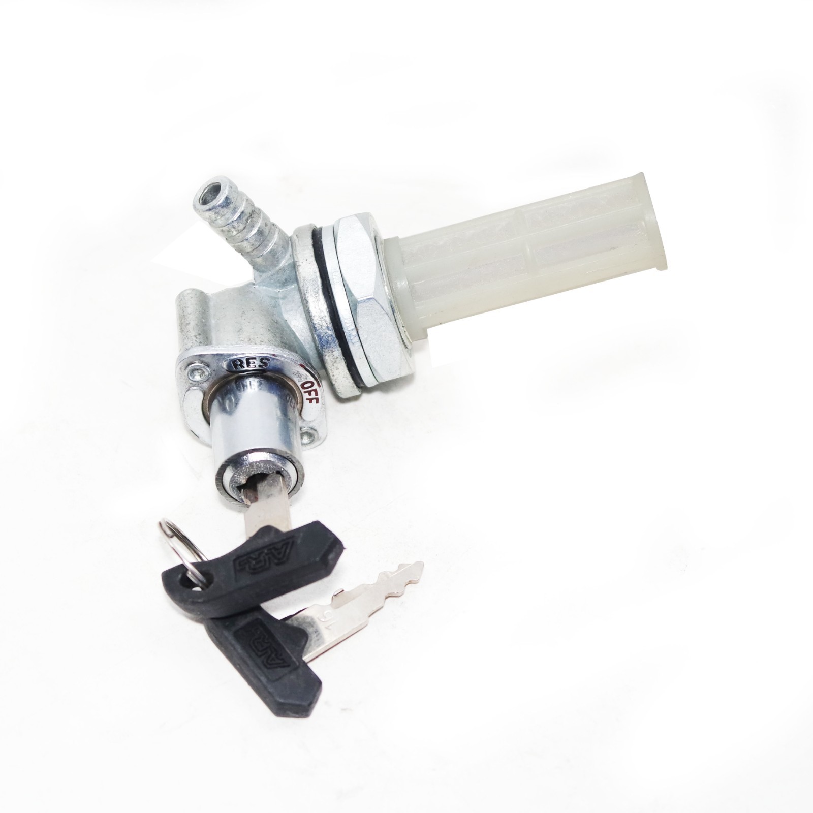Lockable Petrol Fuel Tap Petcock With 2 Keys Bajaj 3 Wheeler Front Engine 