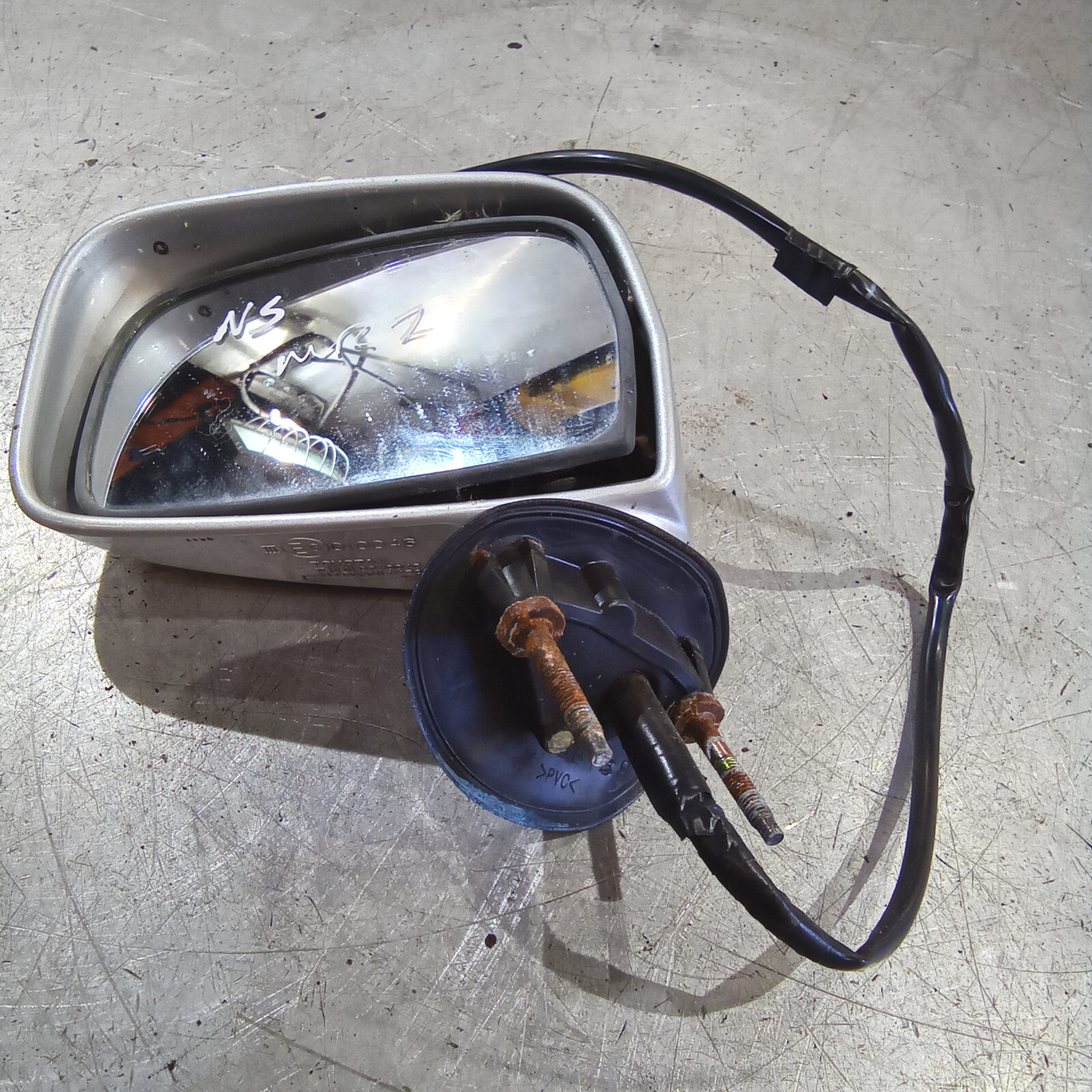 Toyota MR2 Roadster Mk3 1999-2007 Passenger/Left/NS Wing Mirror in Silver