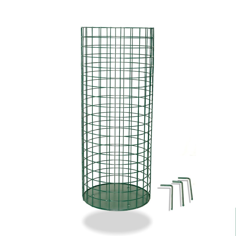 Heuraufe Zylindrisch Inklusive Erdanker, Sehr Stabil FÃ¼R HÃ¼Hner, Und Kleintiere