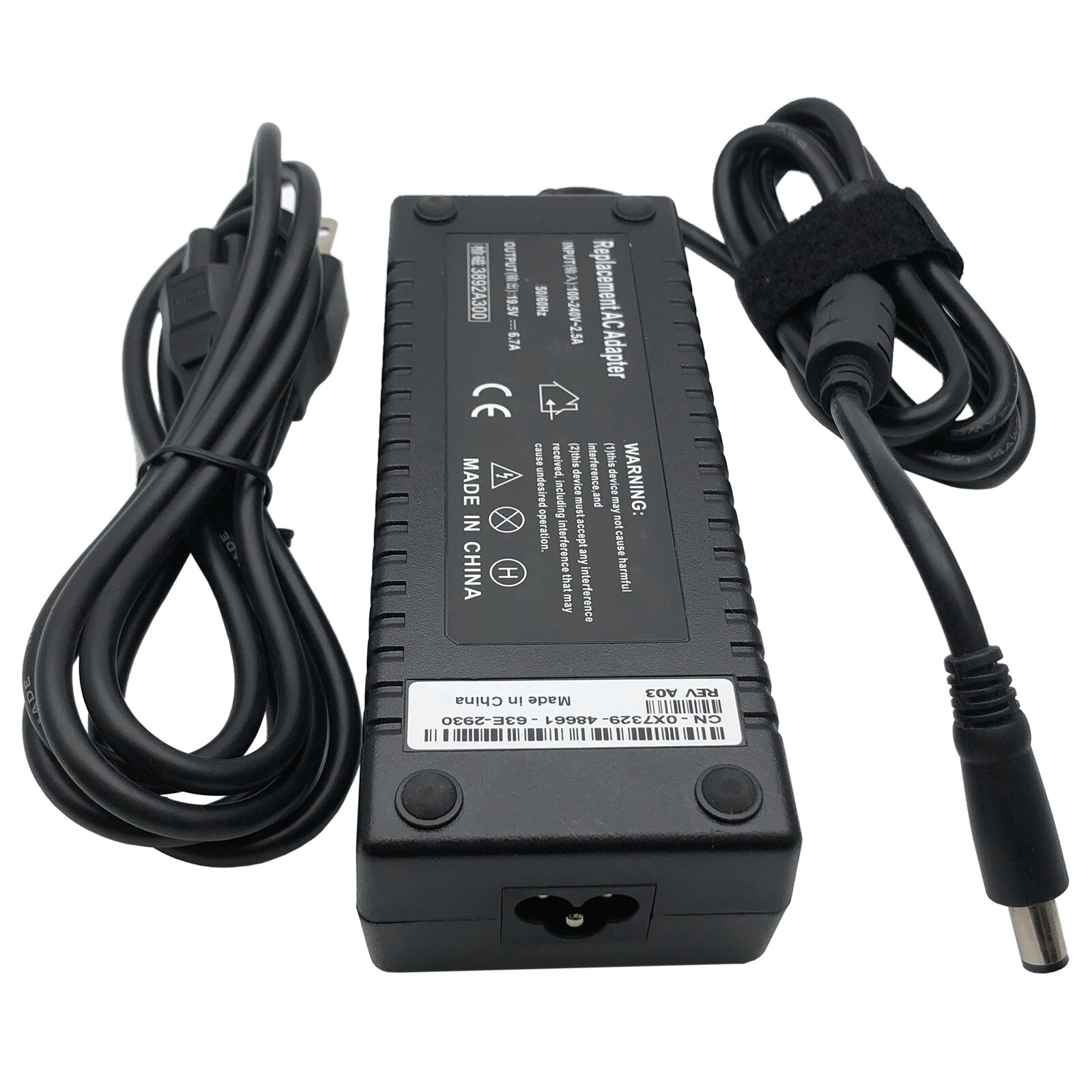 For DELL Inspiron 15 7566 7567 Gaming P65F 130W Power Adapter Laptop Charger