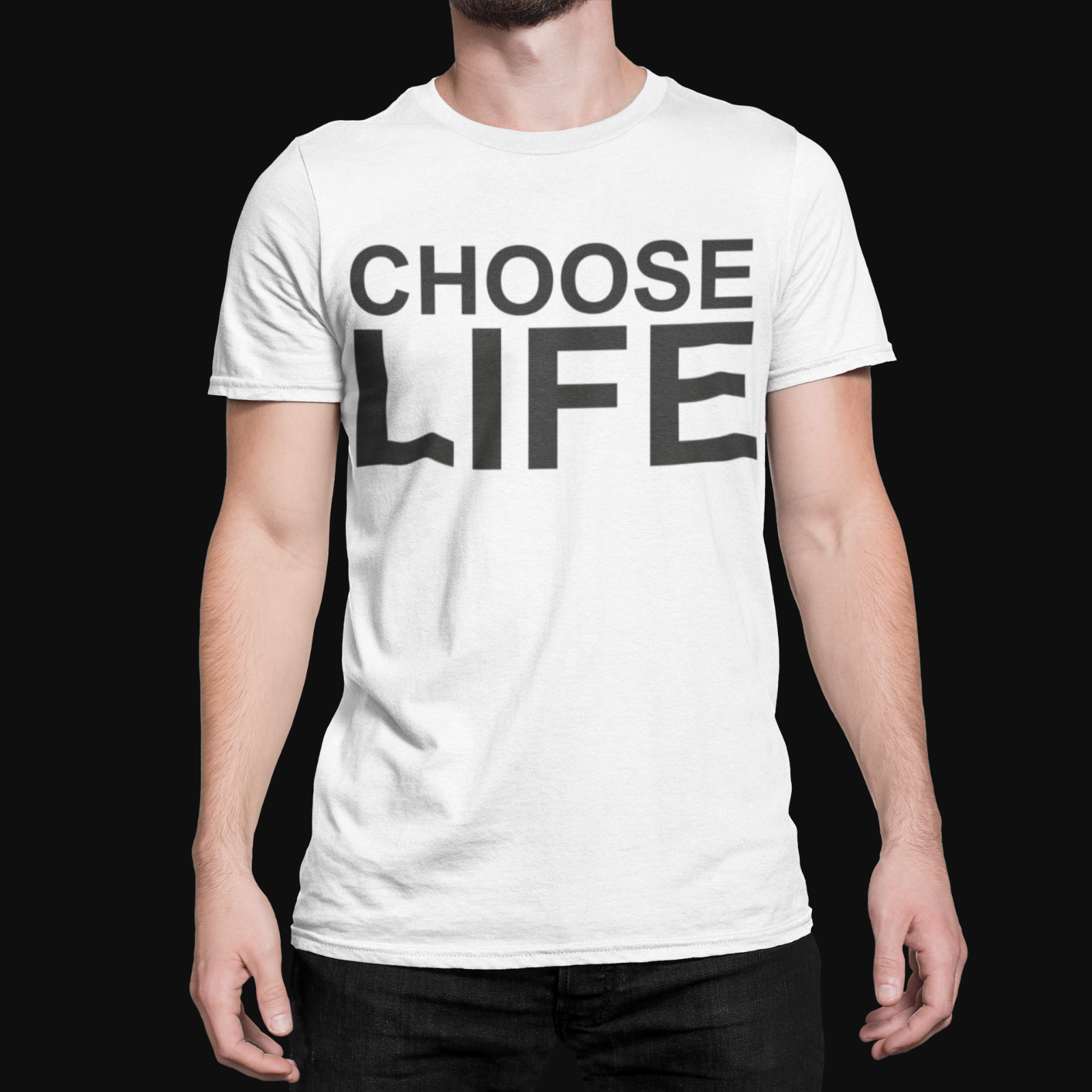 Choose Life T-Shirt - Wham - Music - Cool - 80's - 90's Retro - Throwback