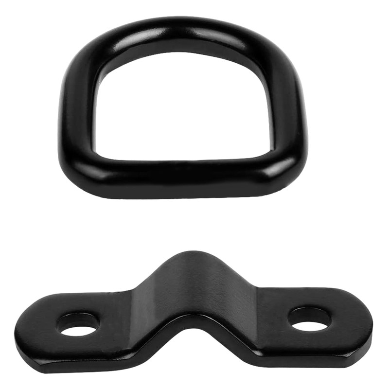2 X D Shaped Ring Tow Hook | Heavy Duty Buckle Hook Trailer Rings Tow Hook Kayak