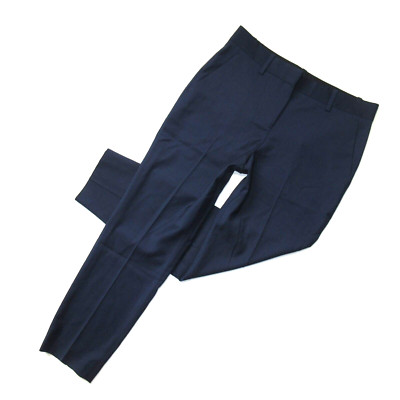 NWT Theory Treeca in Sea Blue Continuous Stretch Wool Ankle Pants 12