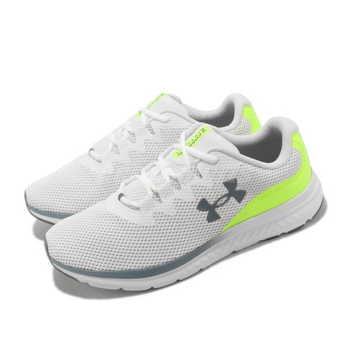 

Мужские беговые кроссовки Under Armour Charged Impulse 3 UA White Green 3025421-101, Белый, Charged Impulse 3