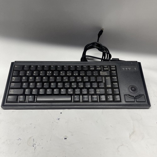 Computer Keyboard Cherry ML4400 USB Black Trackball USB G84-4400LUBUS-2