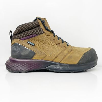 

Timberland Pro Womens Reaxion A219B Коричневые водонепроницаемые рабочие ботинки с композитным носком 7, Коричневый, Reaxion