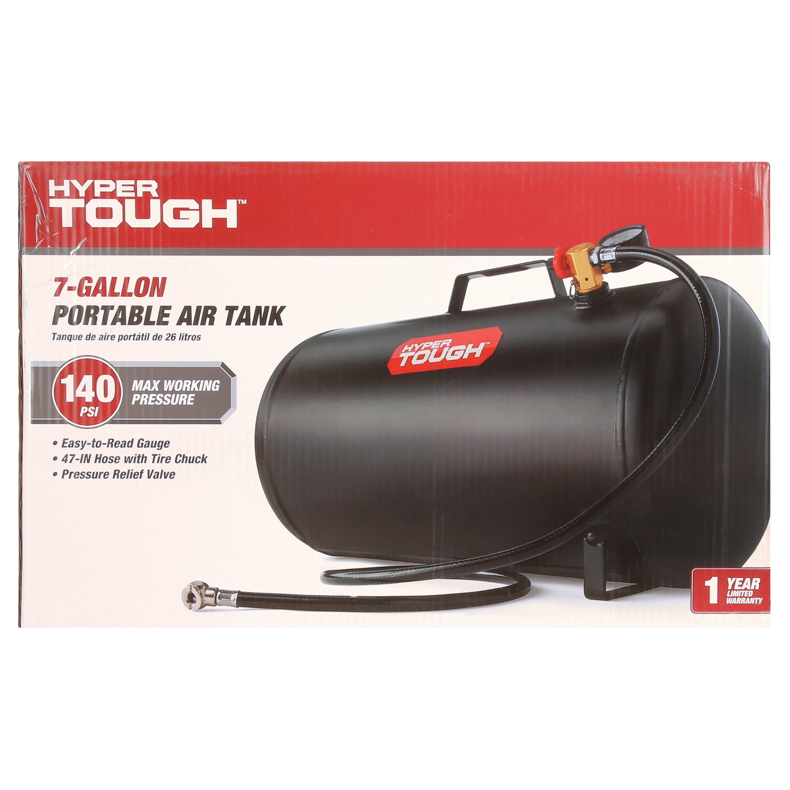 Air Carry Tank Portable W/ Hose ＆Standard Chuck Pressure G
