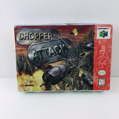 Chopper Attack Factory Sealed Video Game (Nintendo 64) New In Box N64 NIB