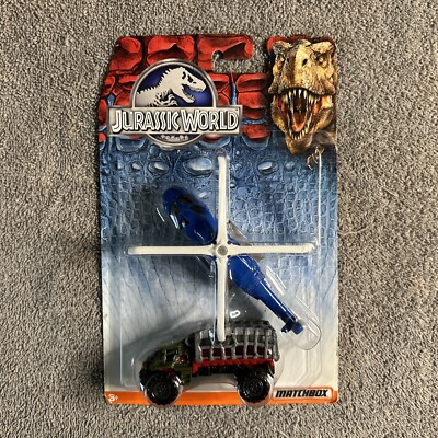 Matchbox 2015 Jurassic World Mission Chopper & Mauler Hauler