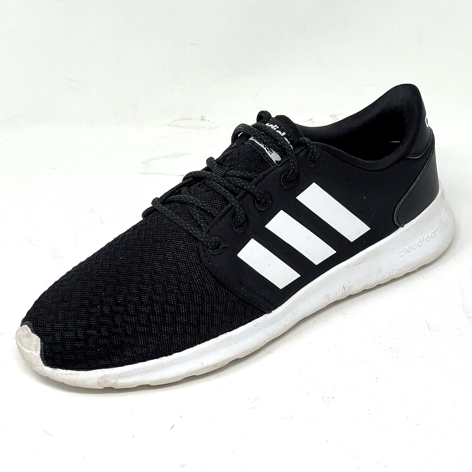ADIDAS CLOUDFOAM Sneakers Womens 6 Black Mesh Comfort