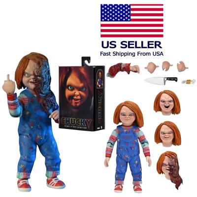 NECA Chucky Ultimate TV series Action Figure 4'' Scale CN Version USA Seller 