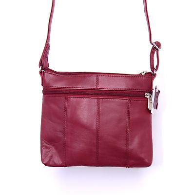 Women's Leather Cross-Body Bag Adjustable Strap