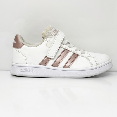 

Adidas Girls Grand Court EF0107 Белая повседневная обувь Кроссовки Размер 12K, Белый, Grand Court