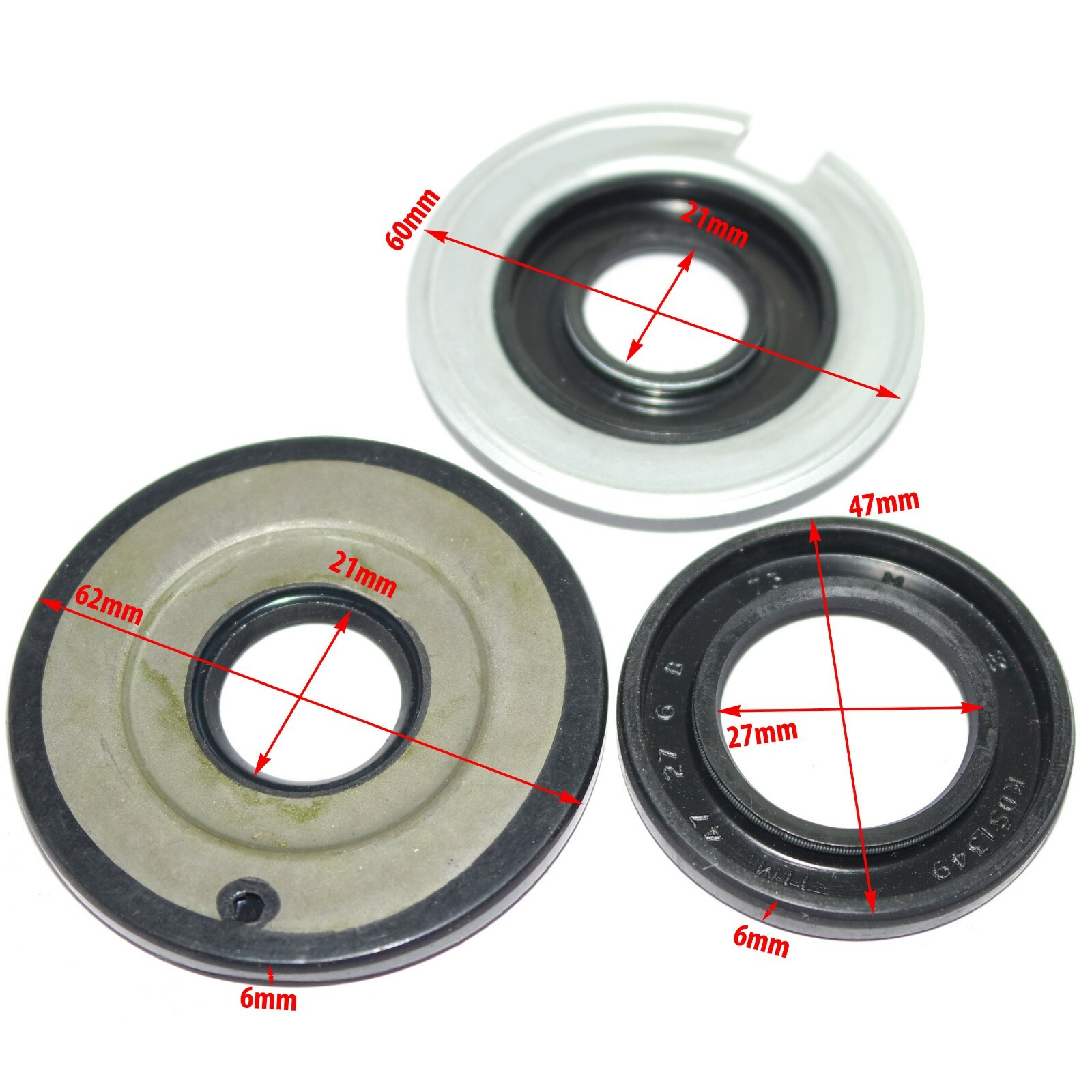 Vespa Engine Oil Seal Kit 3 Unit VBB 125 GTR GL 150 Supper Sprint view 2