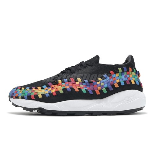 Pre-owned Nike Air Footscape Woven Rainbow Black Multi Women Unisex Casual Fb1959-002