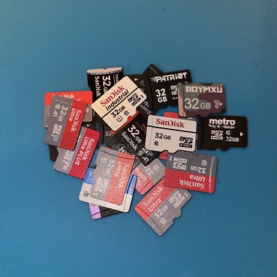 32GB Class 10 Micro SDHC Memory Card - Nintendo, Phone, electronics - Tested