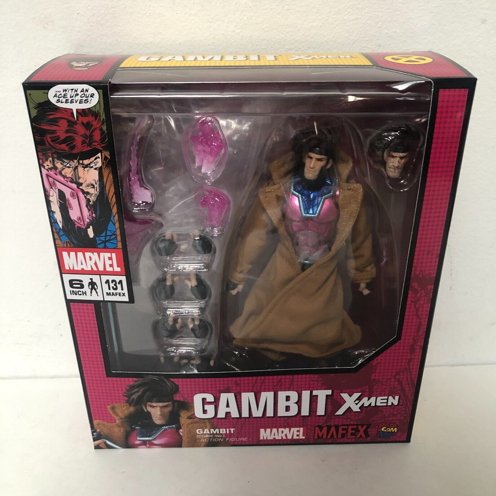 MAFEX No.131 GAMBIT Comic Ver. X-MEN Medicom Toy 6 MAFEX No.131 GAMBIT Comic Ver. X-MEN Medicom Toy 6