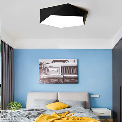 Geometric Pendant Light Diamond Dimmable Flush Mount LED Chandelier Fixture