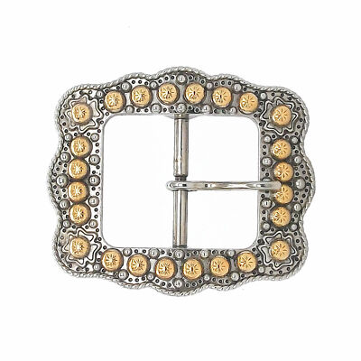Sunburst Buckle Silver with Rose Gold 3/4'' 2678-NG